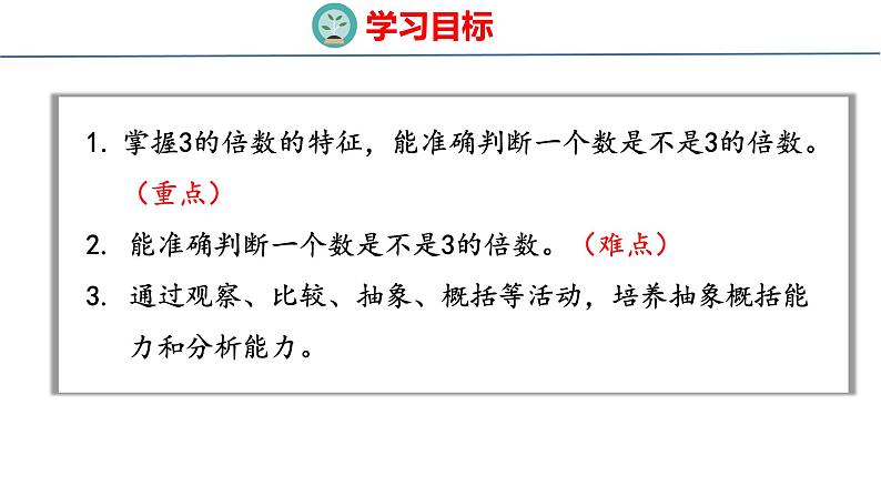 青岛版数学五上 6.3 3的倍数的特征 课件02