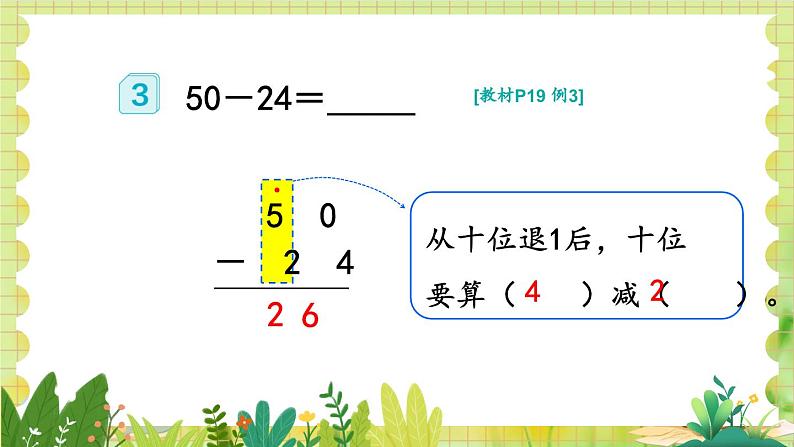 人教版数学2年级上册 第2章 2.2 第2课时 退位减 ppt课件+教案07