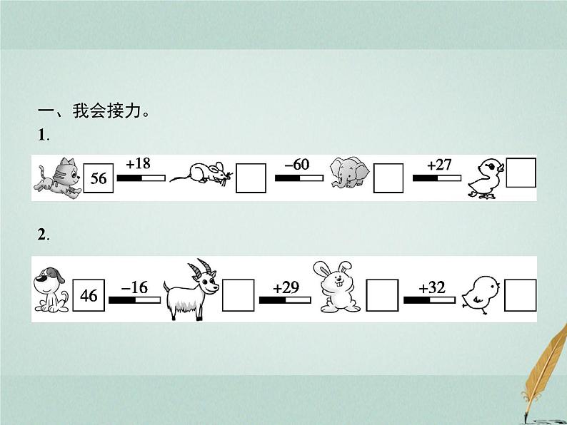 人教版小学三年级数学上册2万以内的加法和减法(一)第5课时阶段演练(第1~4课时)课件第2页