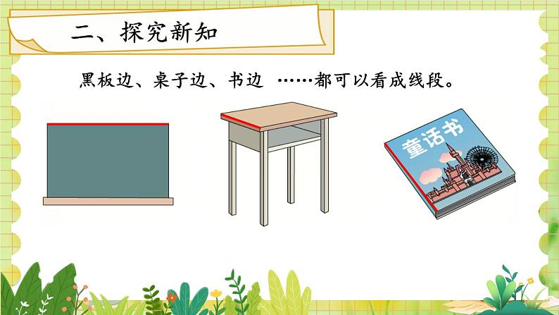 人教版数学2年级上册 第1章第3课时 认识线段和量画线段 ppt课件+教案第6页