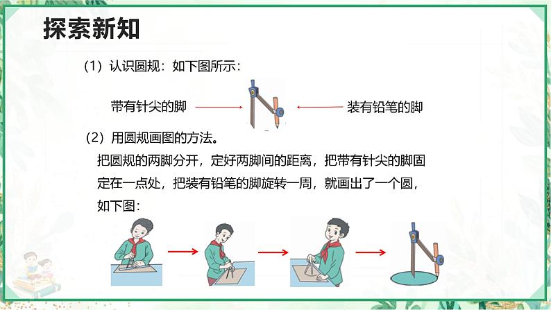 人教版六年级数学上册第五单元 第一课时 圆的认识（课件）第8页