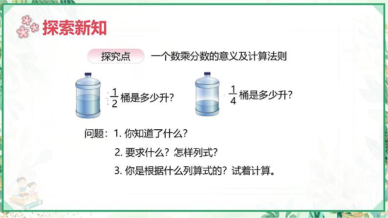 人教版六年级数学上册第一单元 第二课时 整数乘分数（课件）第6页