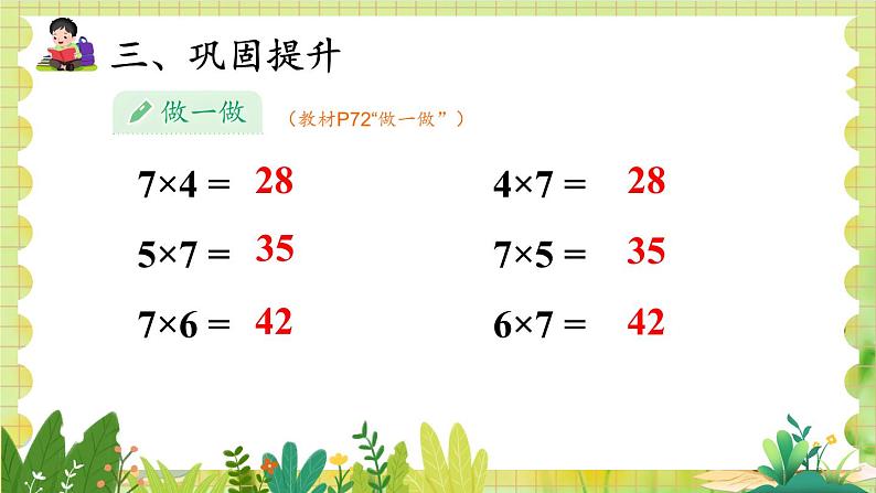 人教版数学2年级上册 第6章 第1课时 7的乘法口诀 ppt课件+教案第8页