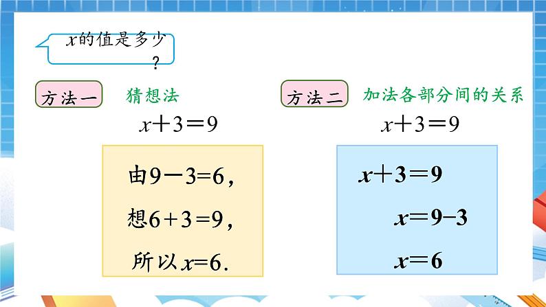 人教版数学五年级上册5.2.3《解方程》课件05