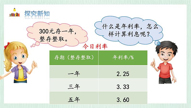 北师大版六年级数学上册第七章第4节百分数的应用（四） 课件05