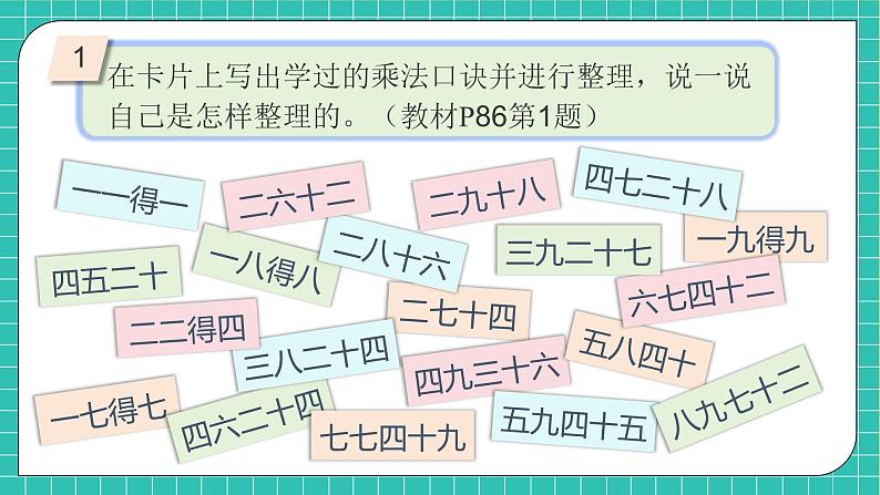 【教-学-评一体化】人教版二年级上册备课包-第六单元复习与测试（课件+教案+单元测试）07