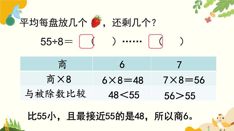 北师大版数学二年级下册 第一单元 除 法-第四课时 分草莓课件第5页