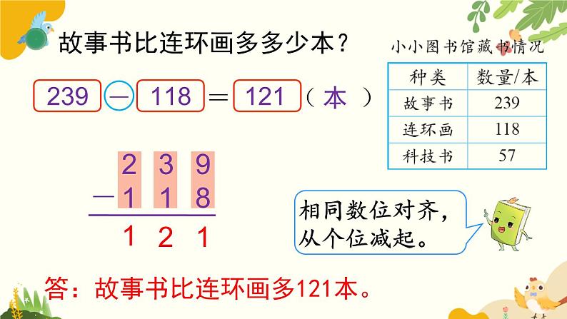 北师大版数学二年级下册 第五单元 加与减-第四课时 小小图书馆课件06