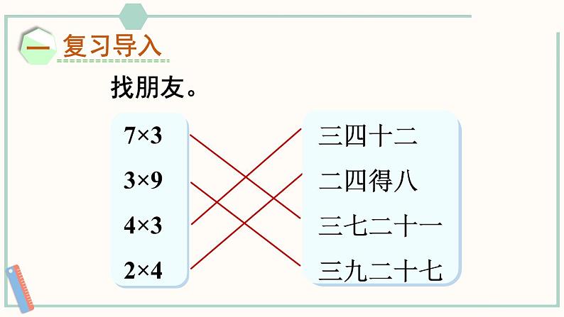 北师大版数学二年级上册5.5 小熊请客 课件第2页