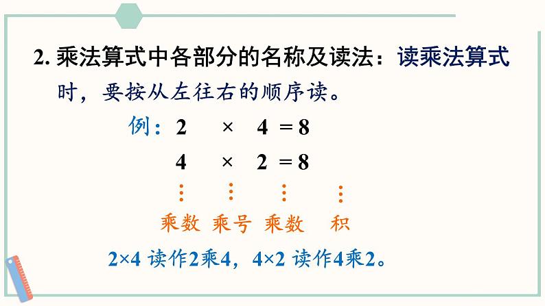 北师大版数学二年级上册整理和复习（2） 课件07