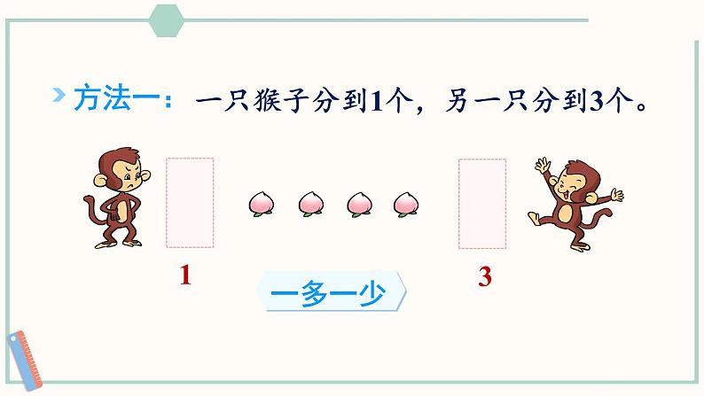 北师大版数学二年级上册7.1 分物游戏 课件04