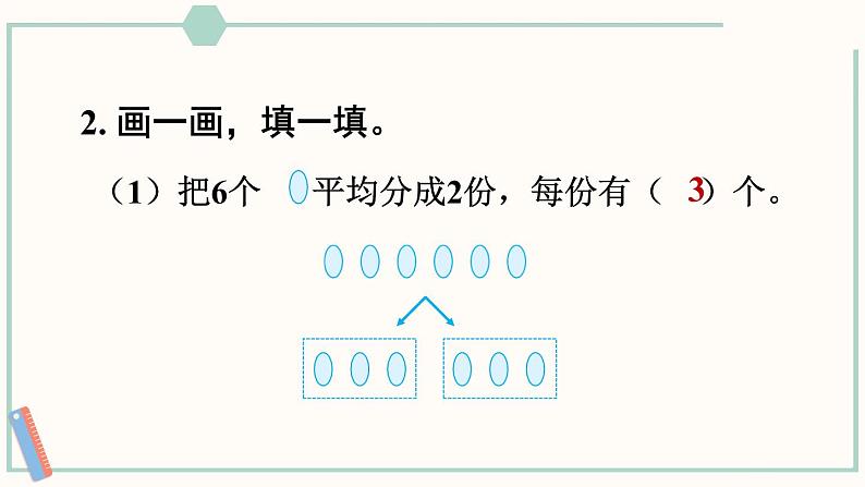 北师大版数学二年级上册7.2 分苹果 课件03