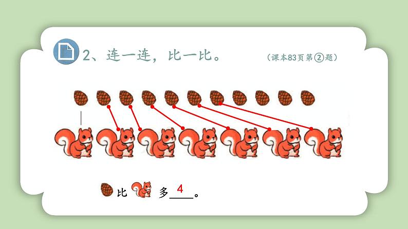 人教版小学数学一年级上册第四单元11-20的认识《复习二》课件03