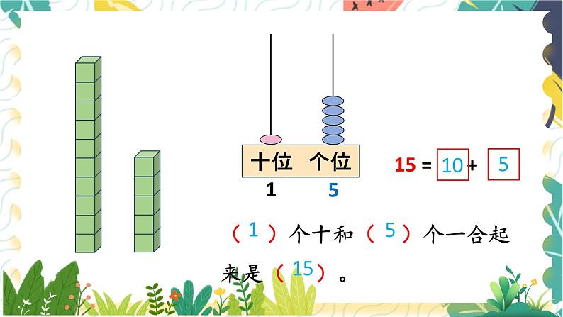 苏教2024版数学一年级上册 第5单元 第1课时 认识11~19 PPT课件第8页