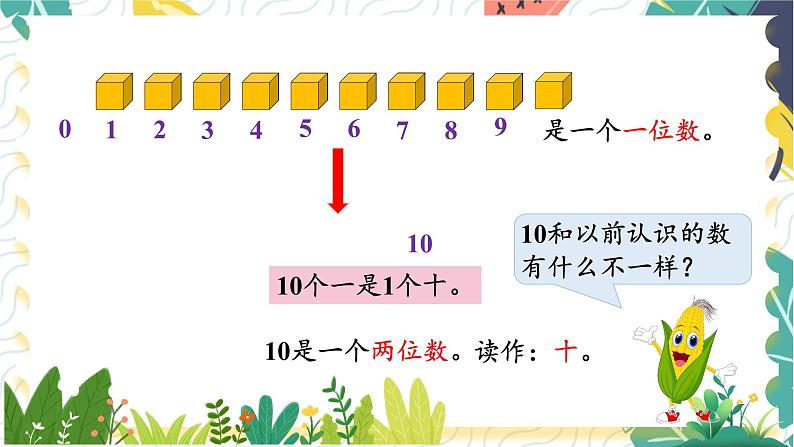 苏教2024版数学一年级上册 第4单元 第1课时 认识10 PPT课件07