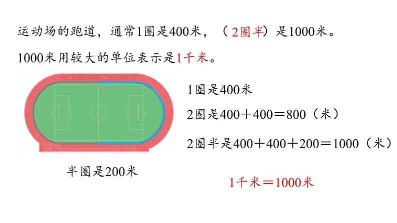 新人教版数学三年级上册3.4千米的认识 课件06