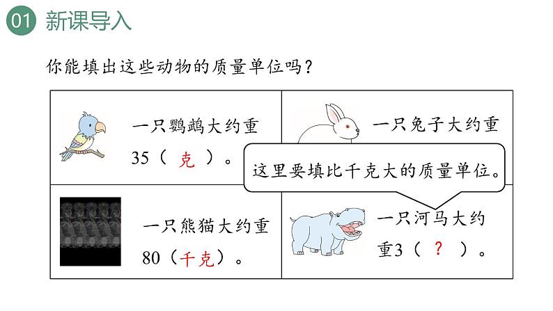 新人教版数学三年级上册3.7吨的认识（1） 课件03