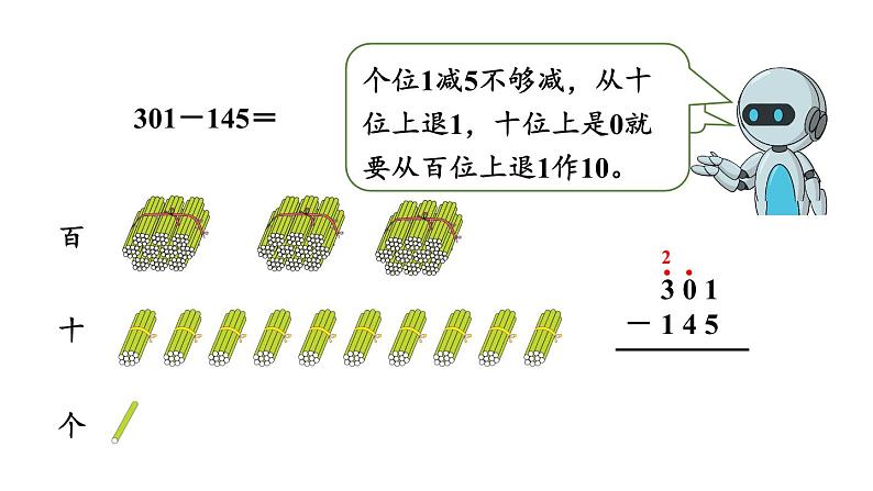 新人教版数学三年级上册4.2.2 三位数减三位数（2） 课件第7页