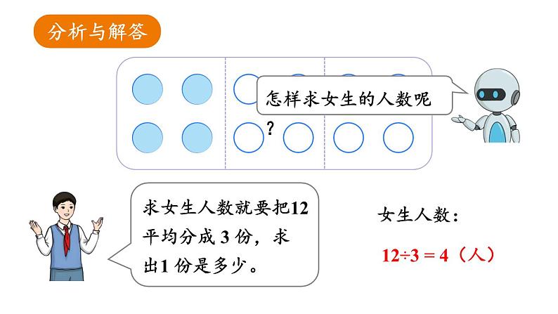 新人教版数学三年级上册8.3.2分数的简单应用（二） 课件第6页