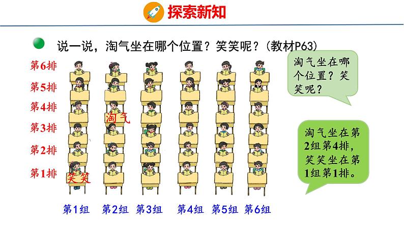 北师大版小学数学四年级上册第五单元确定位置课件08