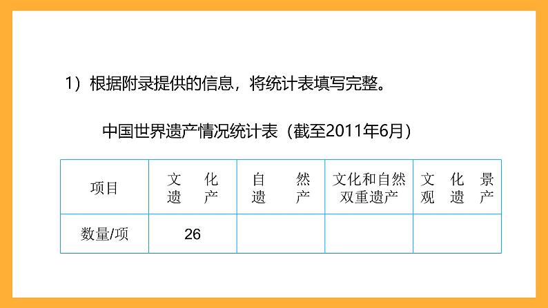 北京版数学四上 8.2《根据信息完成统计图表》课件+教案＋练习06