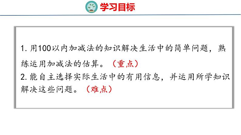 冀教版小学数学二年级上册  2.4  解决问题 课件第2页