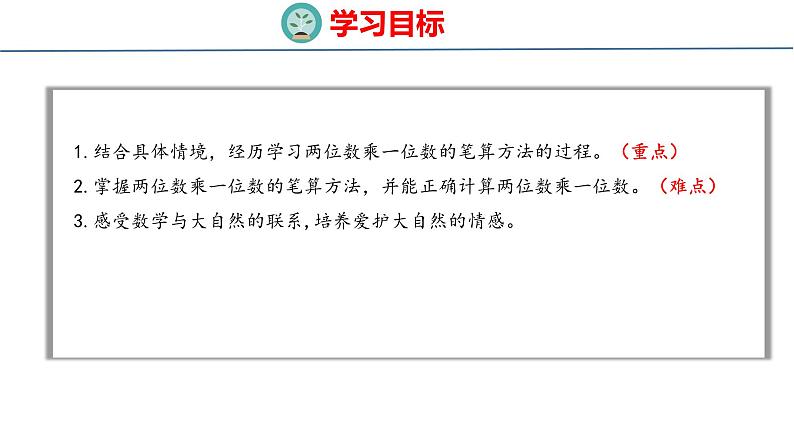 冀教版小学数学三年级上 2.2.1 两、三位数乘一位数（ 课件）02