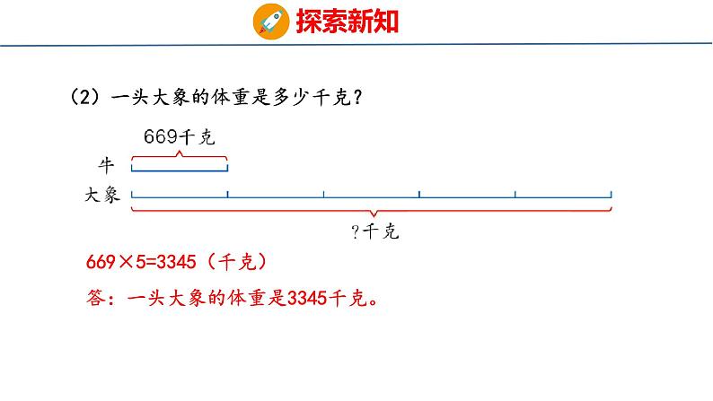 冀教版小学数学三年级上 2.2.2 两、三位数乘一位数（ 课件）06