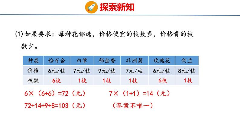 冀教版小学数学三年级上 第二单元解决问题（ 课件）第5页