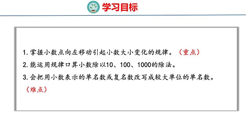 冀教版小学数学五上 2.2 小数点向左移动 课件02