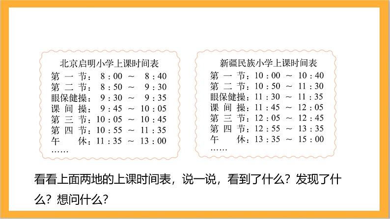 北师大版数学三上7.3《时间表》课件+教案07