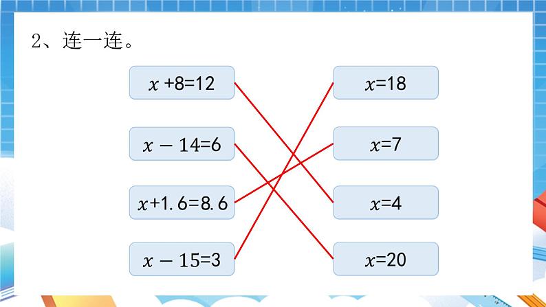 人教版数学五年级上册5.2.4《解方程》课件03