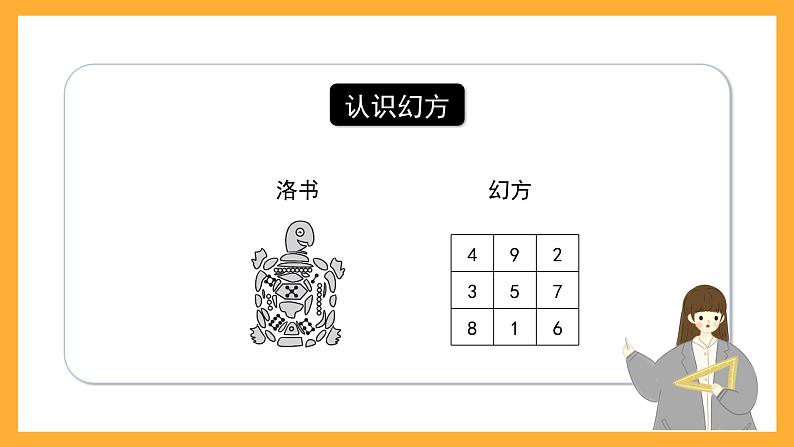 沪教版数学二上 6.4.2《数学广场——幻方》课件04