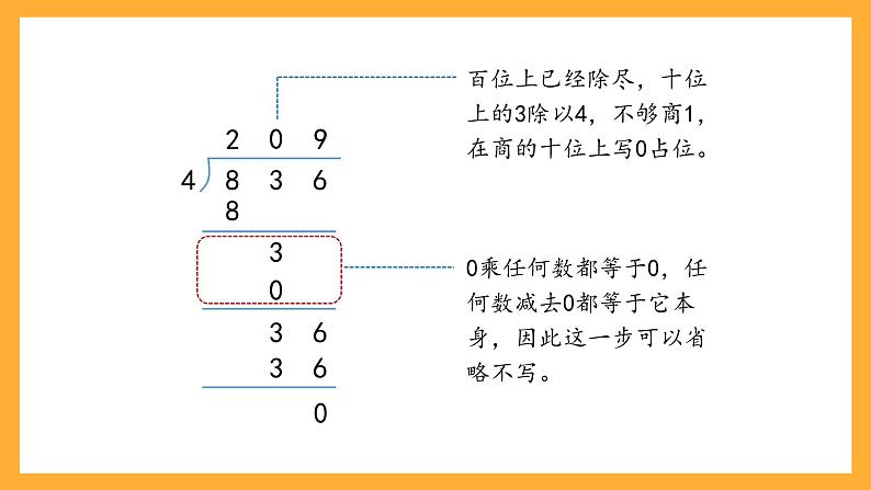 沪教版数学三上 4.3.2《三位数被一位数除（商中间或末尾有0）》课件04