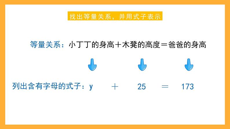 沪教版数学五上 4.3.1《等量关系与方程》课件07