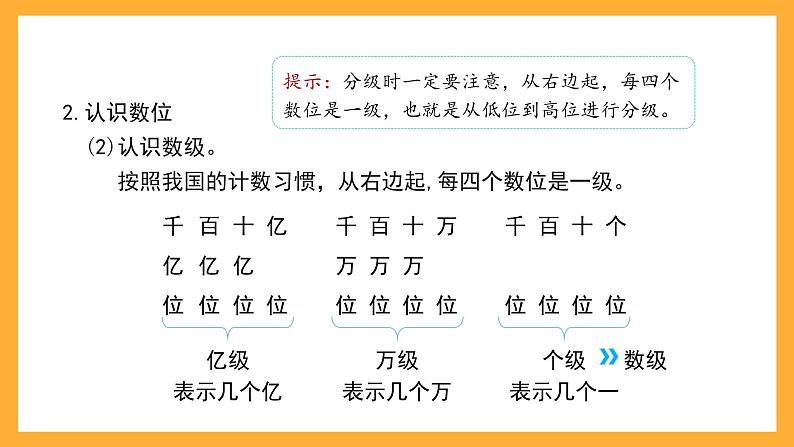 沪教版数学四上 2.1.1《认识大数及计数单位和数位顺序表》课件06