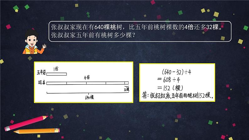 【同步课件】2024秋北京版小学数学五年级上册五年级上数学(北京版)列方程解决问题课件07