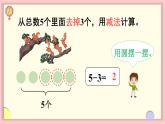 1.2 1~5的加、减法 第4课时 5以内的减法计算（课件）-2024-2025学年一年级上册数学人教版（2024）