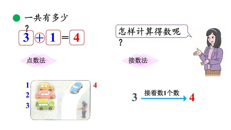 小学数学新北师大版一年级上册第二单元第2课时《一共有多少》教学课件（2024秋）第5页