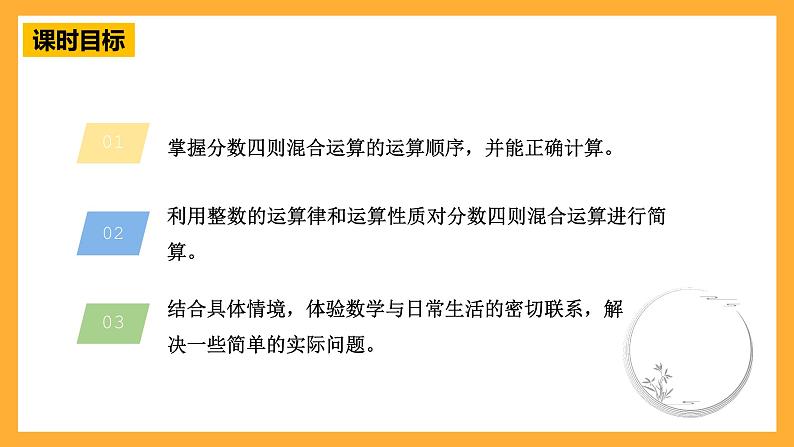 青岛版（六三制）数学六上6.1《分数四则混合运算》课件第3页