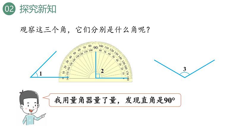 新人教版数学四年级上册3.3角的分类课件06