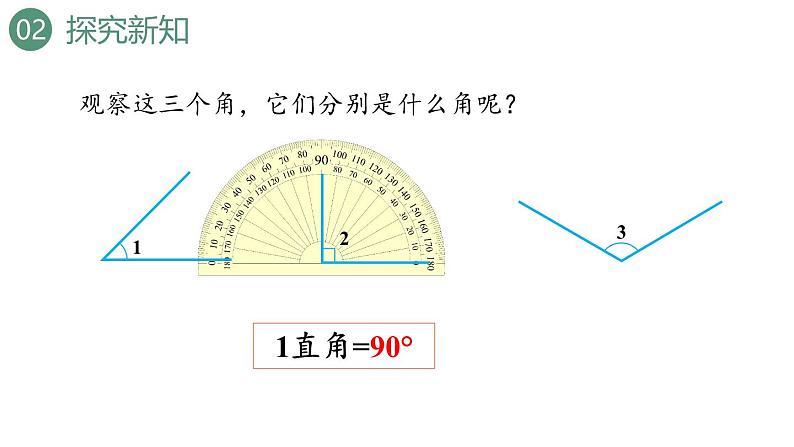 新人教版数学四年级上册3.3角的分类课件07