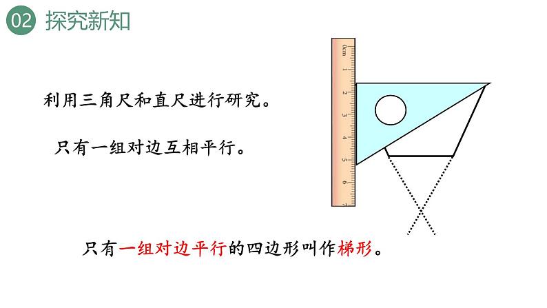 新人教版数学四年级上册5.7 梯形的认识课件08