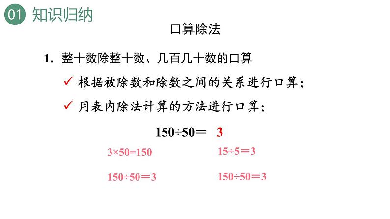 新人教版数学四年级上册6.3整理和复习课件04