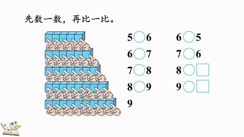 2024年人教版新教材一上数学第二单元2.1.2 比大小、第几课件04