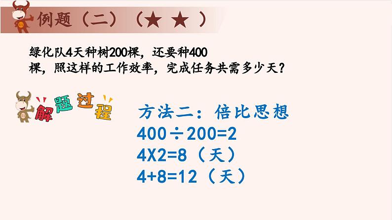 3、归一归总问题-2024-2025学年度小学三年级奥数 全套教学课件PPT  陕西人民教育出版社07