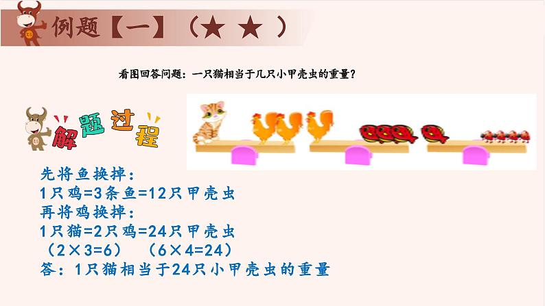 6、等量代换之常用解题方法-2024-2025学年度小学三年级奥数 全套教学课件PPT  陕西人民教育出版社05