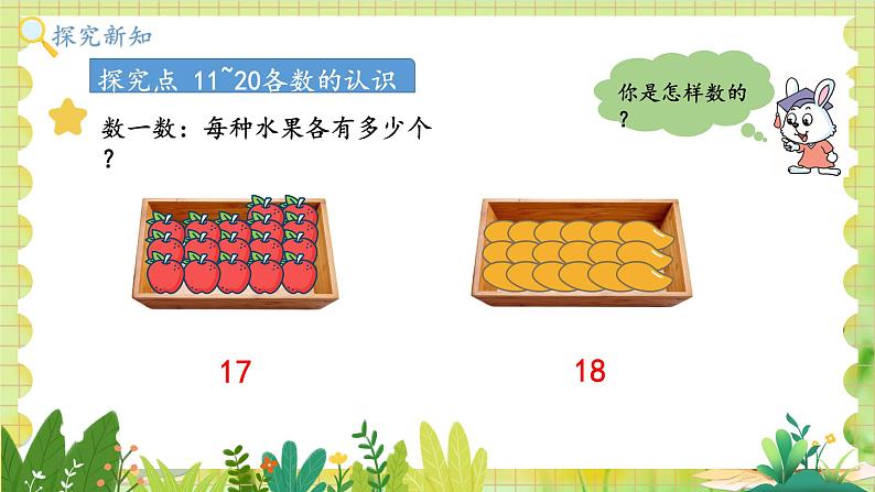 冀教2004版一年级数学上册 第3单元 3.1.1 数的认识 第1课时 11~20的认识 PPT课件07