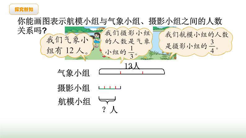 北师大版六年级数学上册第2单元第1课时分数混合运算（一）课件第3页