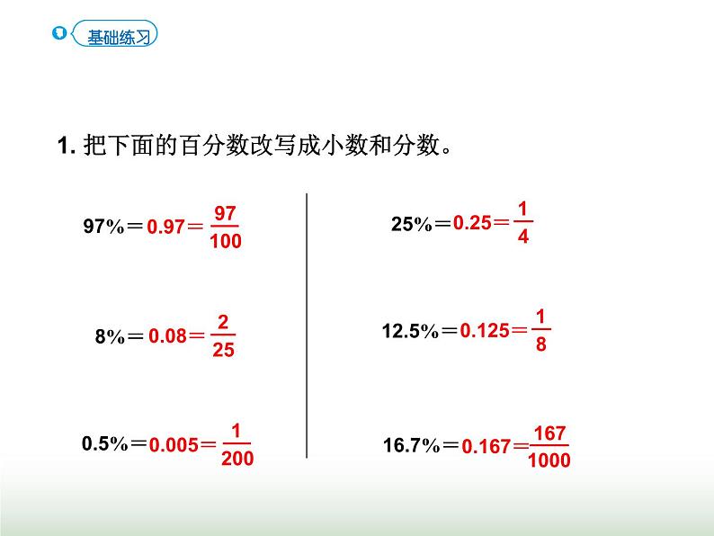 人教版六年级数学上册第6单元第3课时百分数的应用（1）课件06